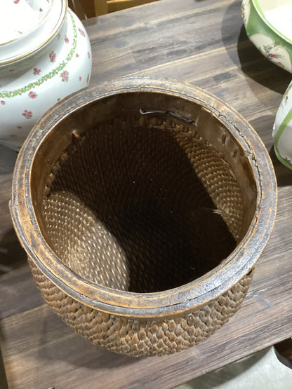 Wicker Basket Planter