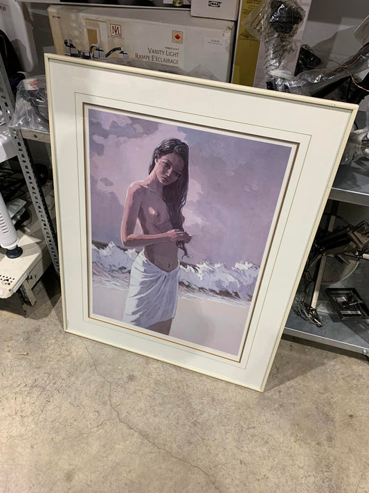 Large Modern Framed Portrait Print