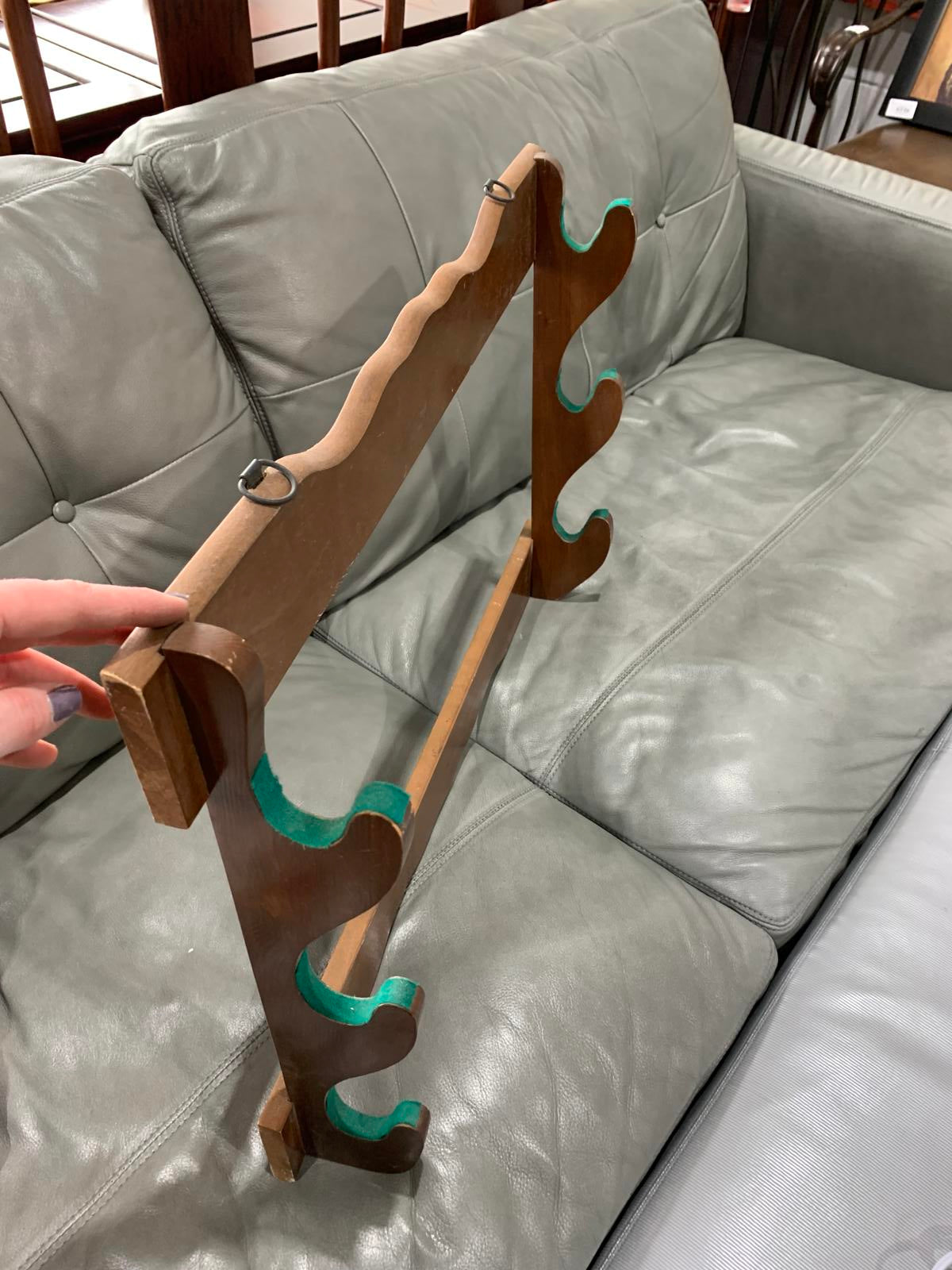 Wooden Pool Cue Holder