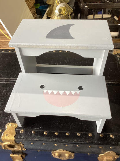 Shark Design Kids Step Stool