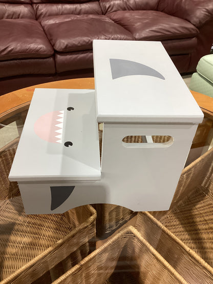 Shark Design Kids Step Stool