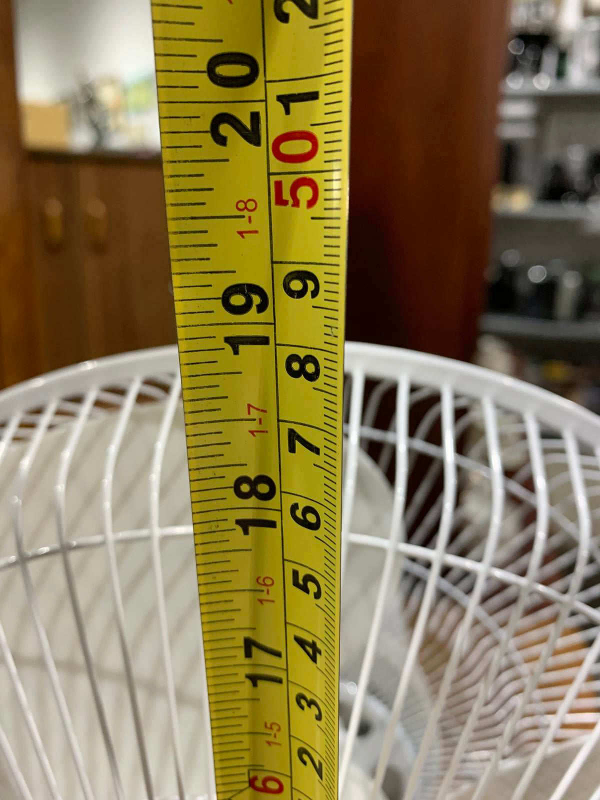 White Desk Fan