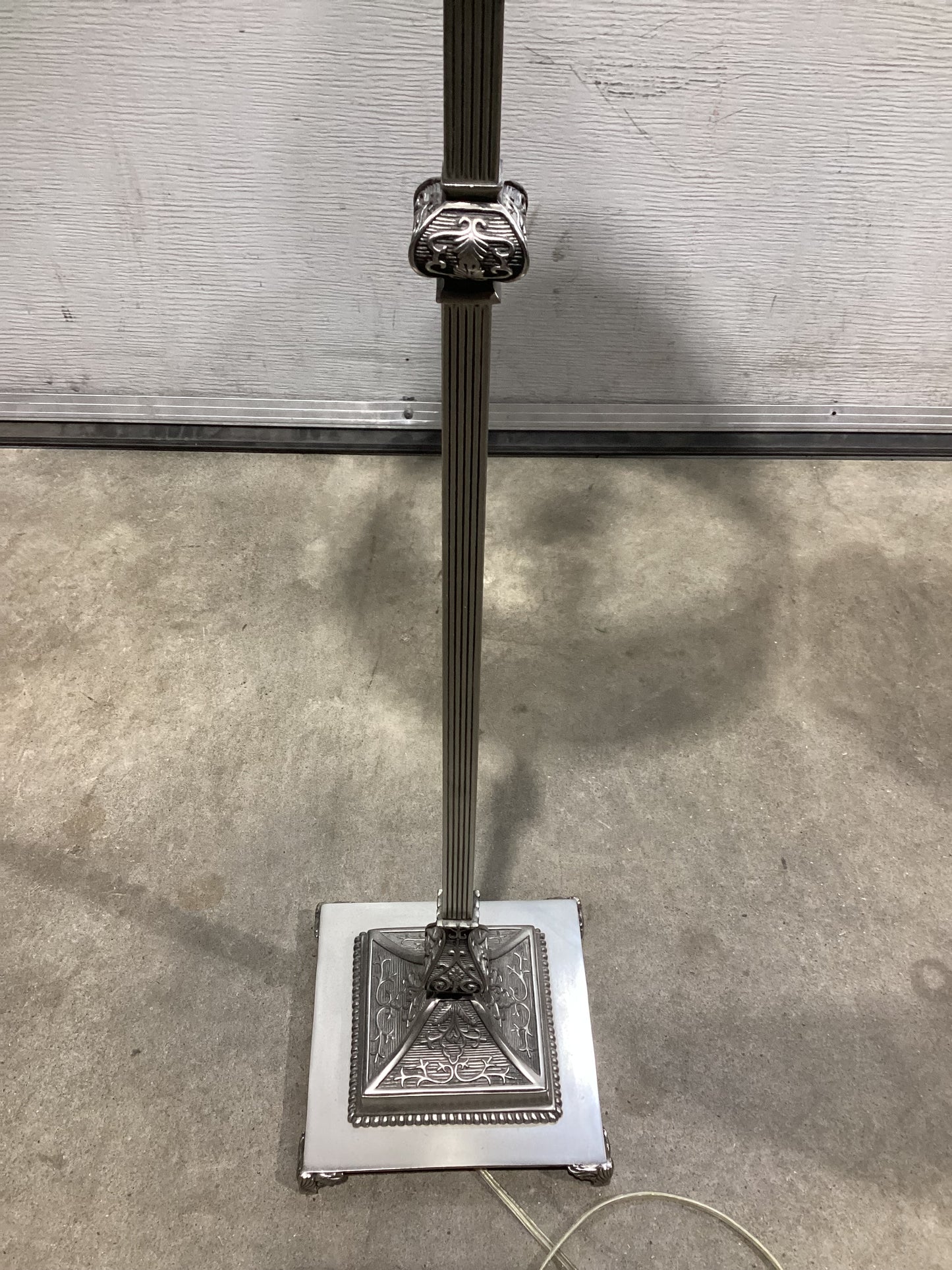 Floor Lamp with White Shade