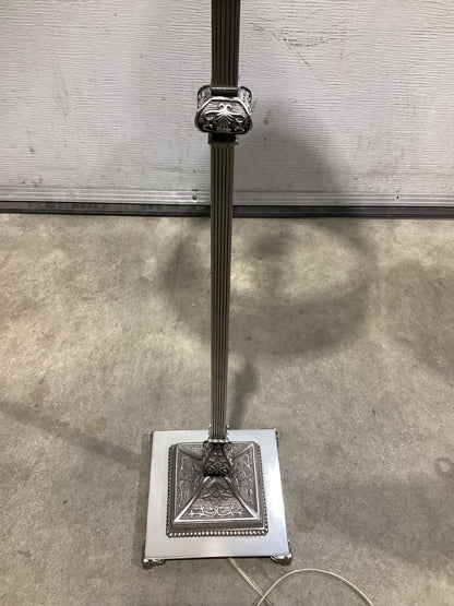 Floor Lamp with White Shade