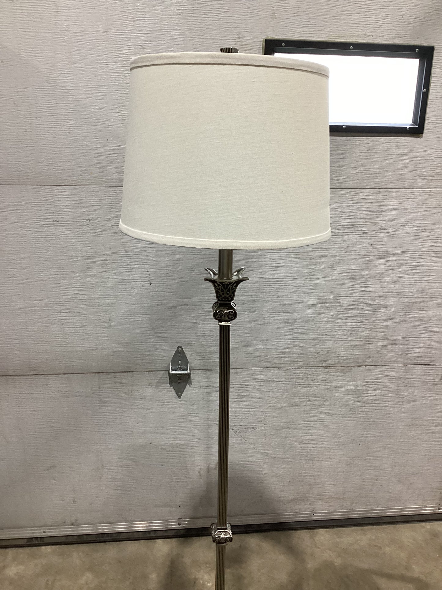 Floor Lamp with White Shade
