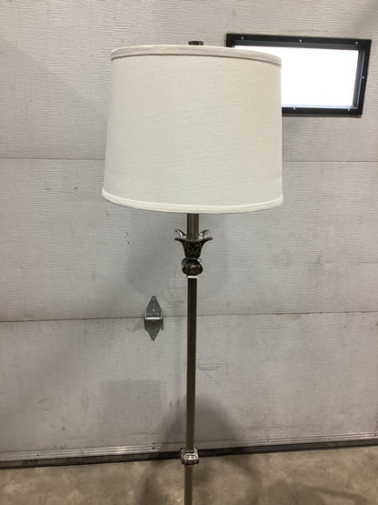 Floor Lamp with White Shade