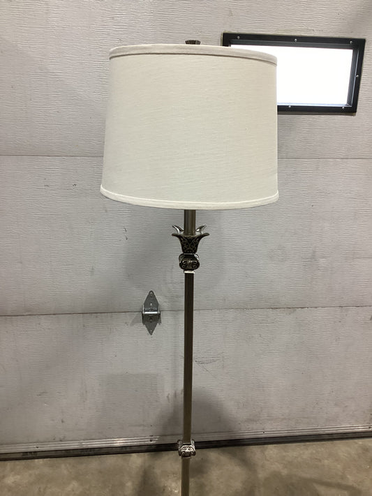 Floor Lamp with White Shade