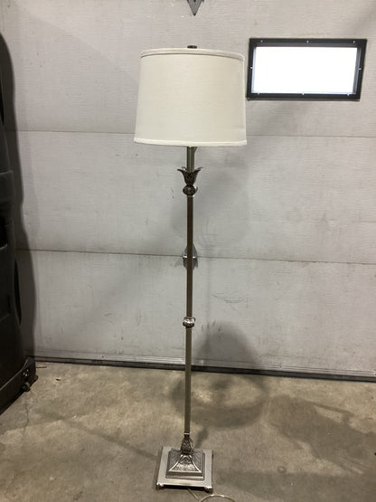 Floor Lamp with White Shade