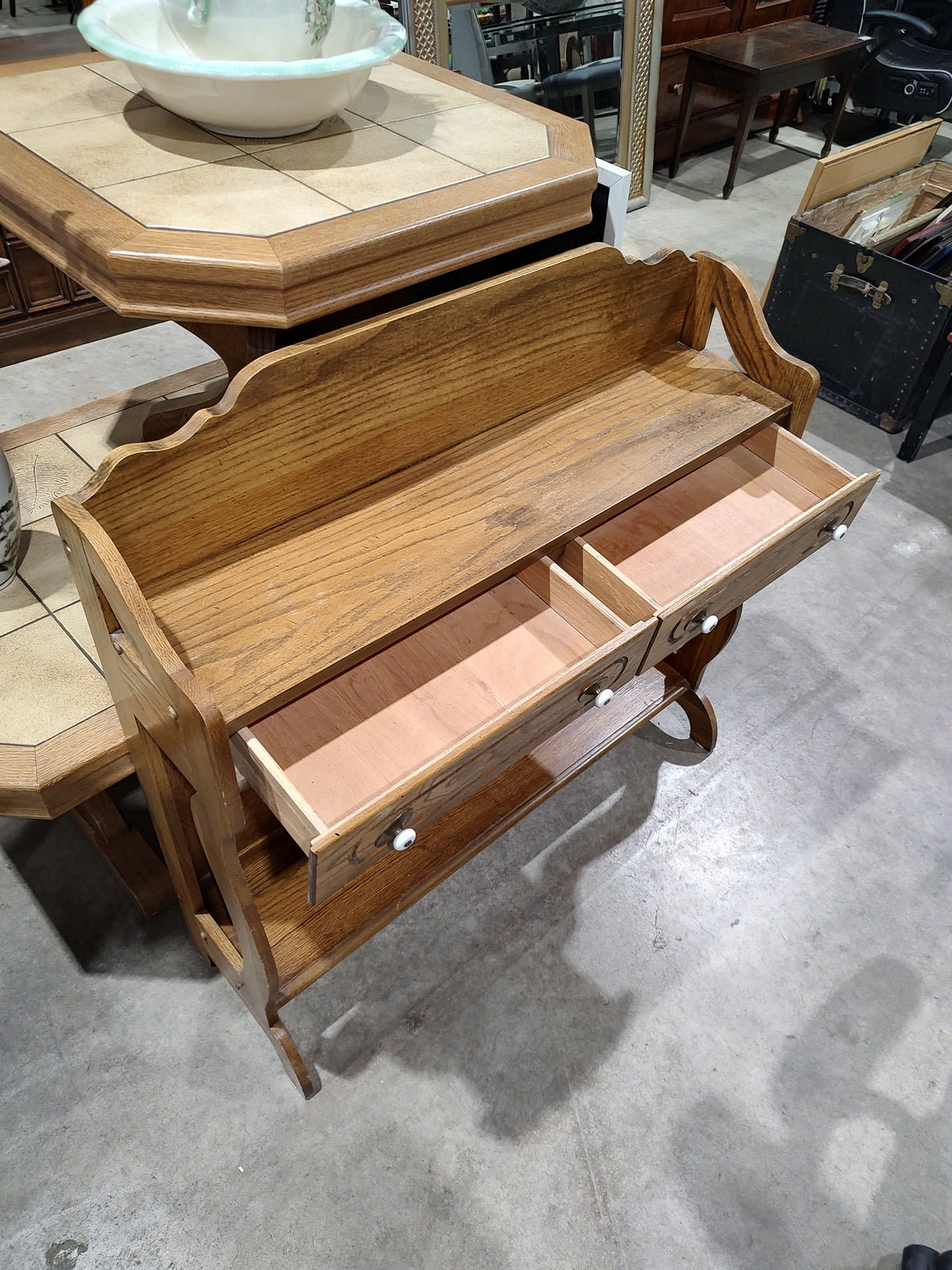 Oak Hall Table