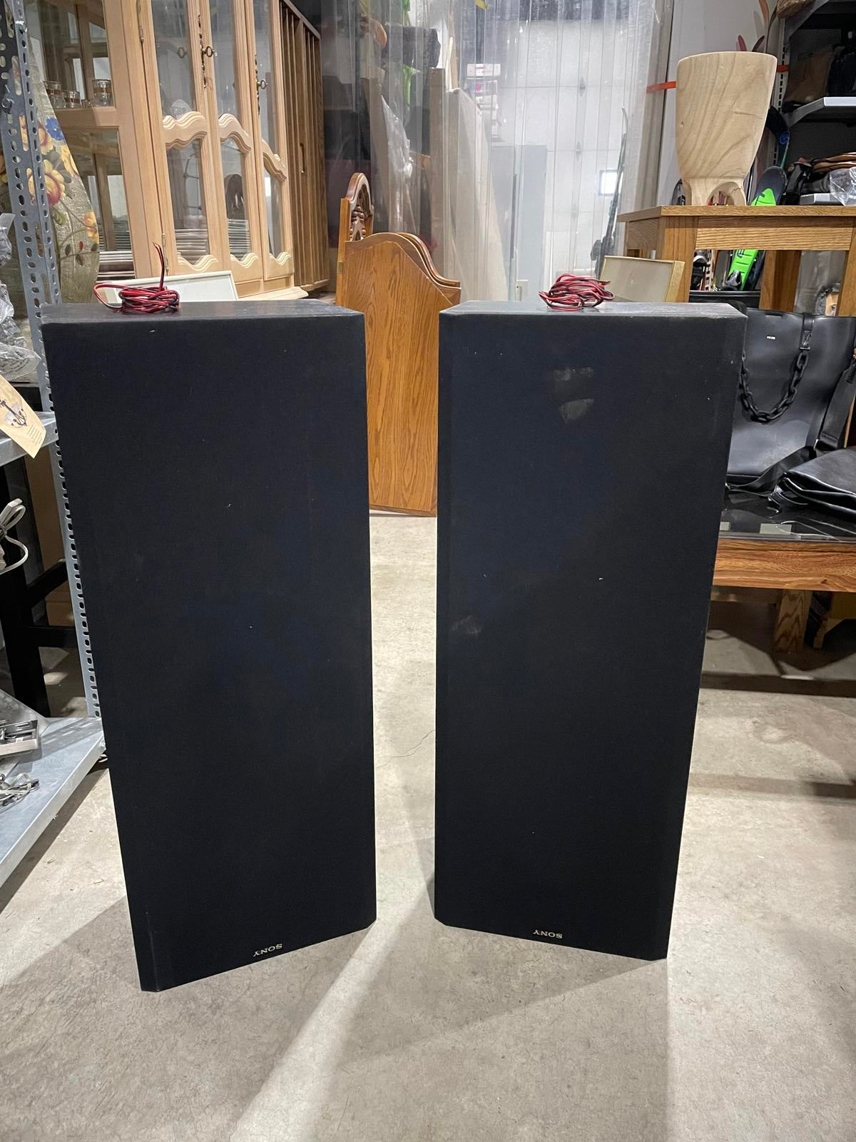 Large SONY Speakers - For Parts