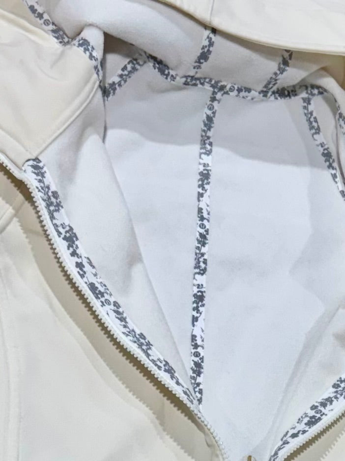 Lululemon White Rain Coat