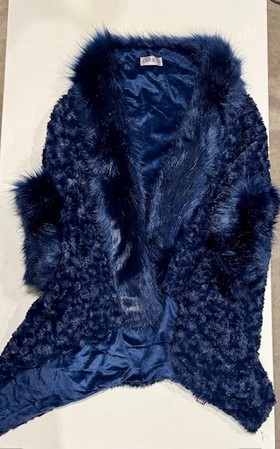 Blue Fashion Cape
