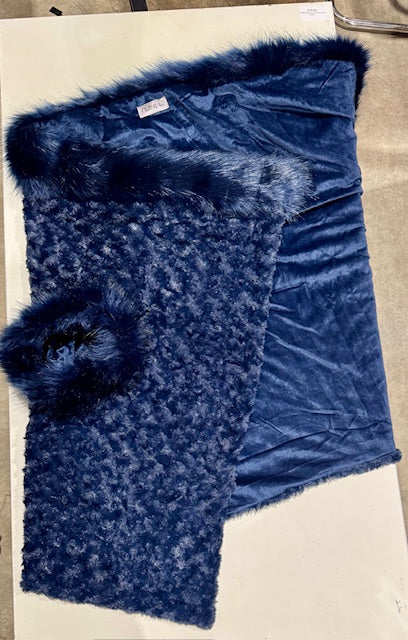 Blue Fashion Cape