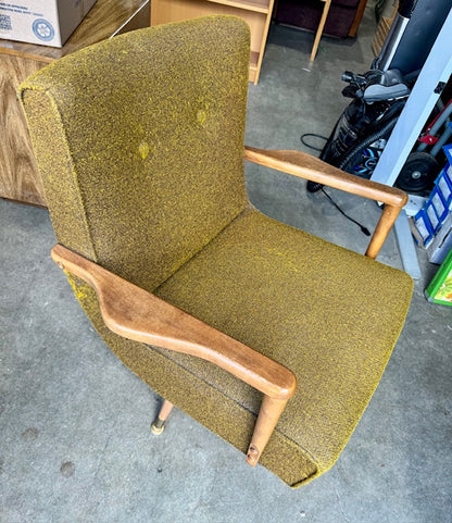 Vintage Office Fabric Chair