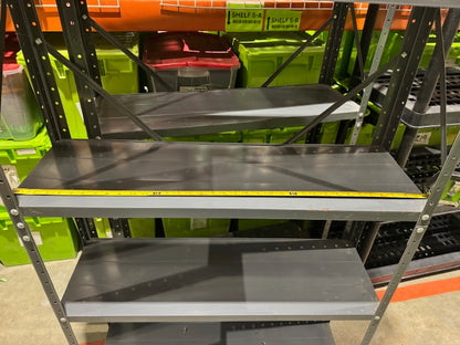 Grey Metal Shelving Unit