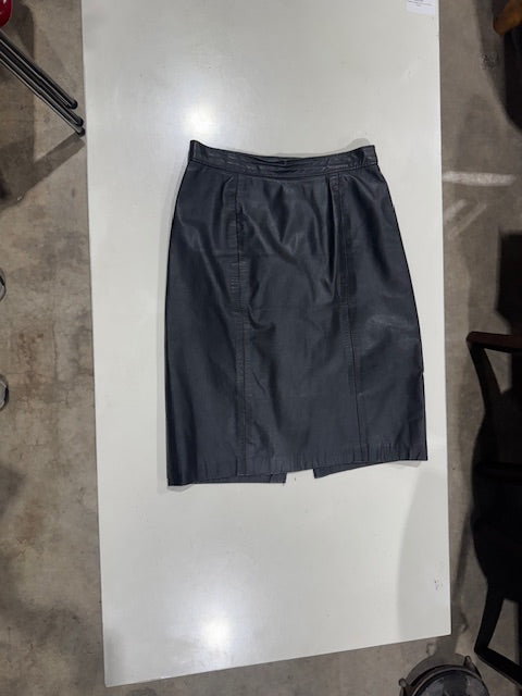 Women Leather Short Skirt
