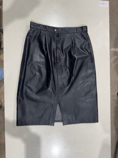 Women Leather Short Skirt