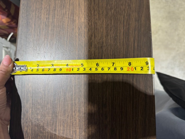 Brown & Gold Metal Bookshelf