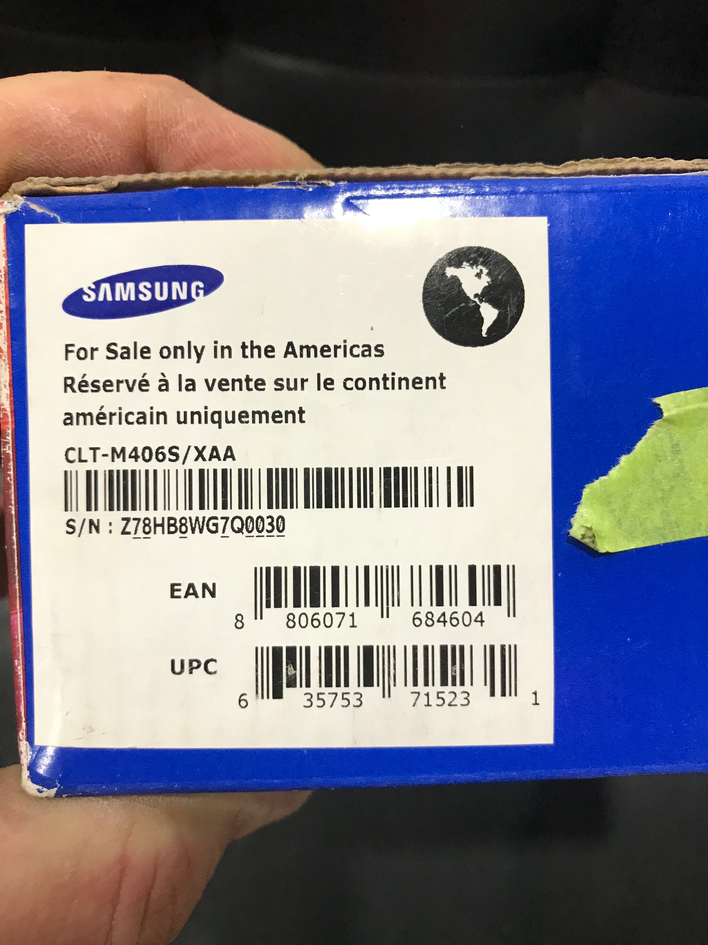Samsung CLT-M406S Toner - Magenta