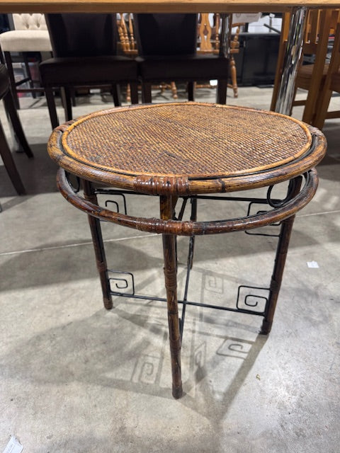 Wicker Accent Table