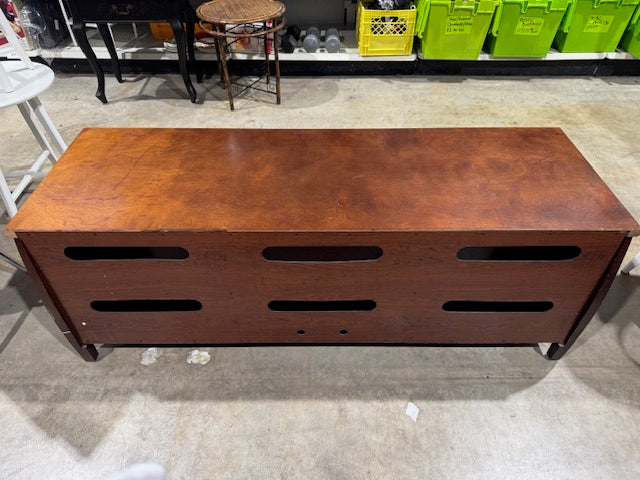 Brown Wood TV Stand Media Console