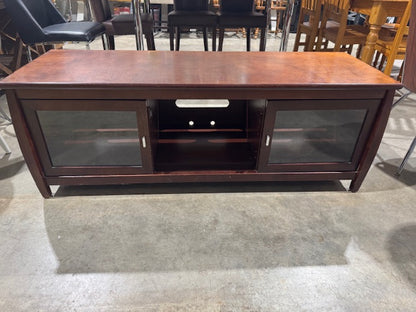 Brown Wood TV Stand Media Console