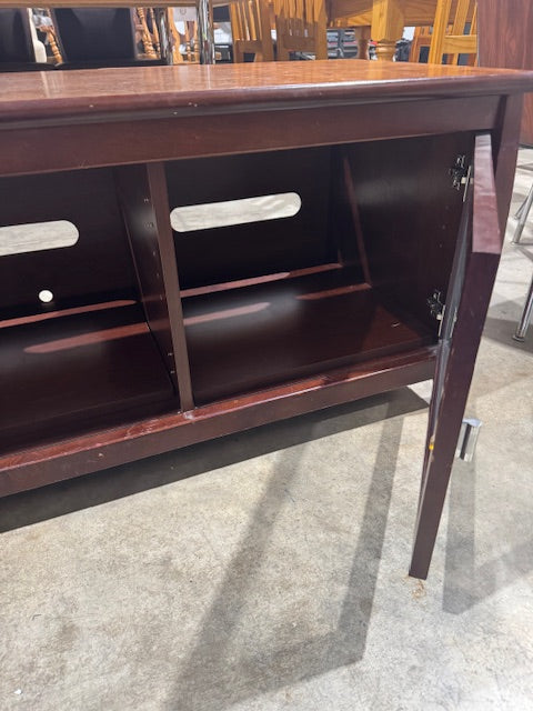Brown Wood TV Stand Media Console