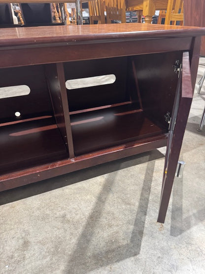 Brown Wood TV Stand Media Console