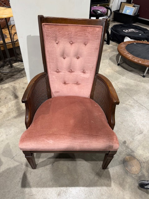 Vintage Pink Accent Chair