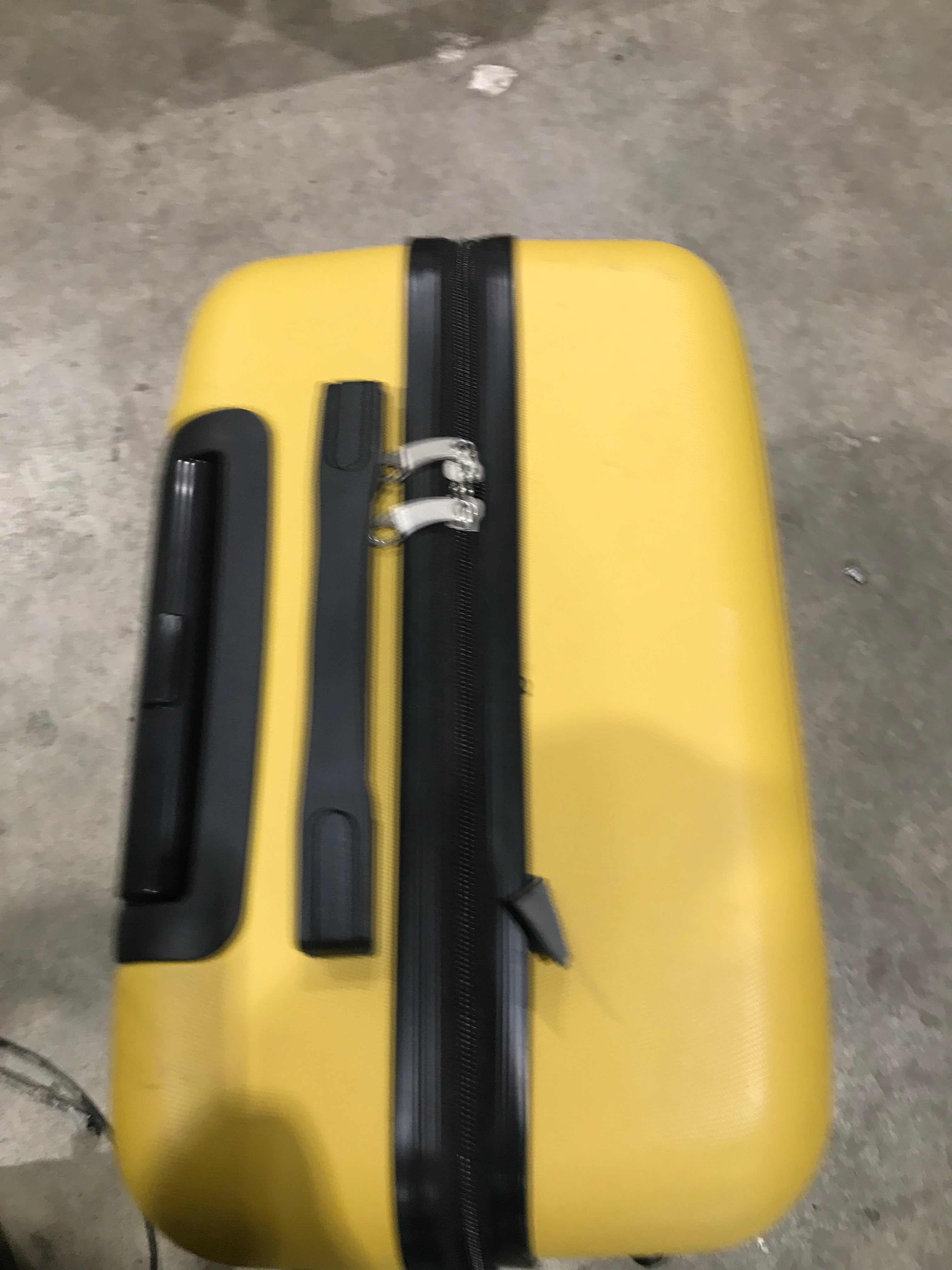 Dunelm Elements Yellow Hardshell Suitcase
