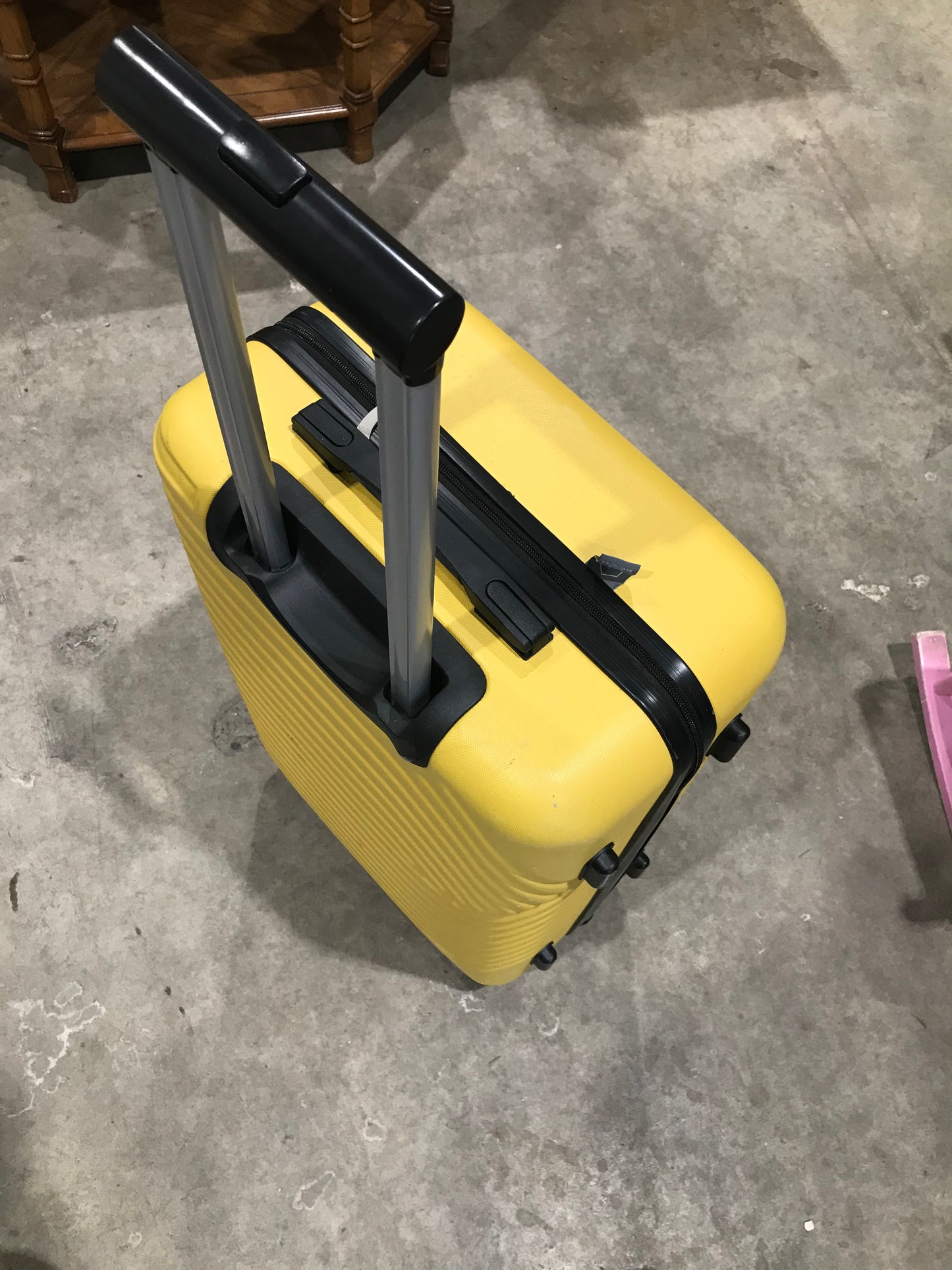 Dunelm Elements Yellow Hardshell Suitcase