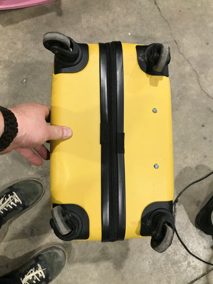 Dunelm Elements Yellow Hardshell Suitcase