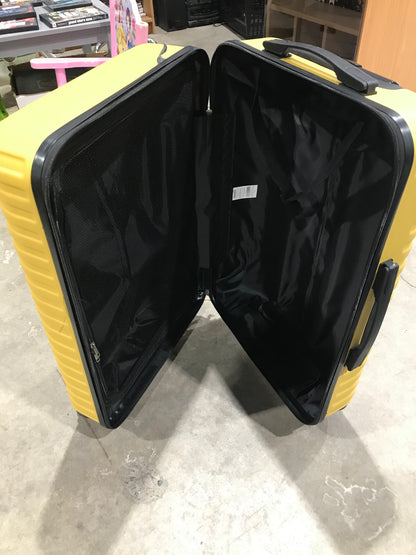 Dunelm Elements Yellow Hardshell Suitcase