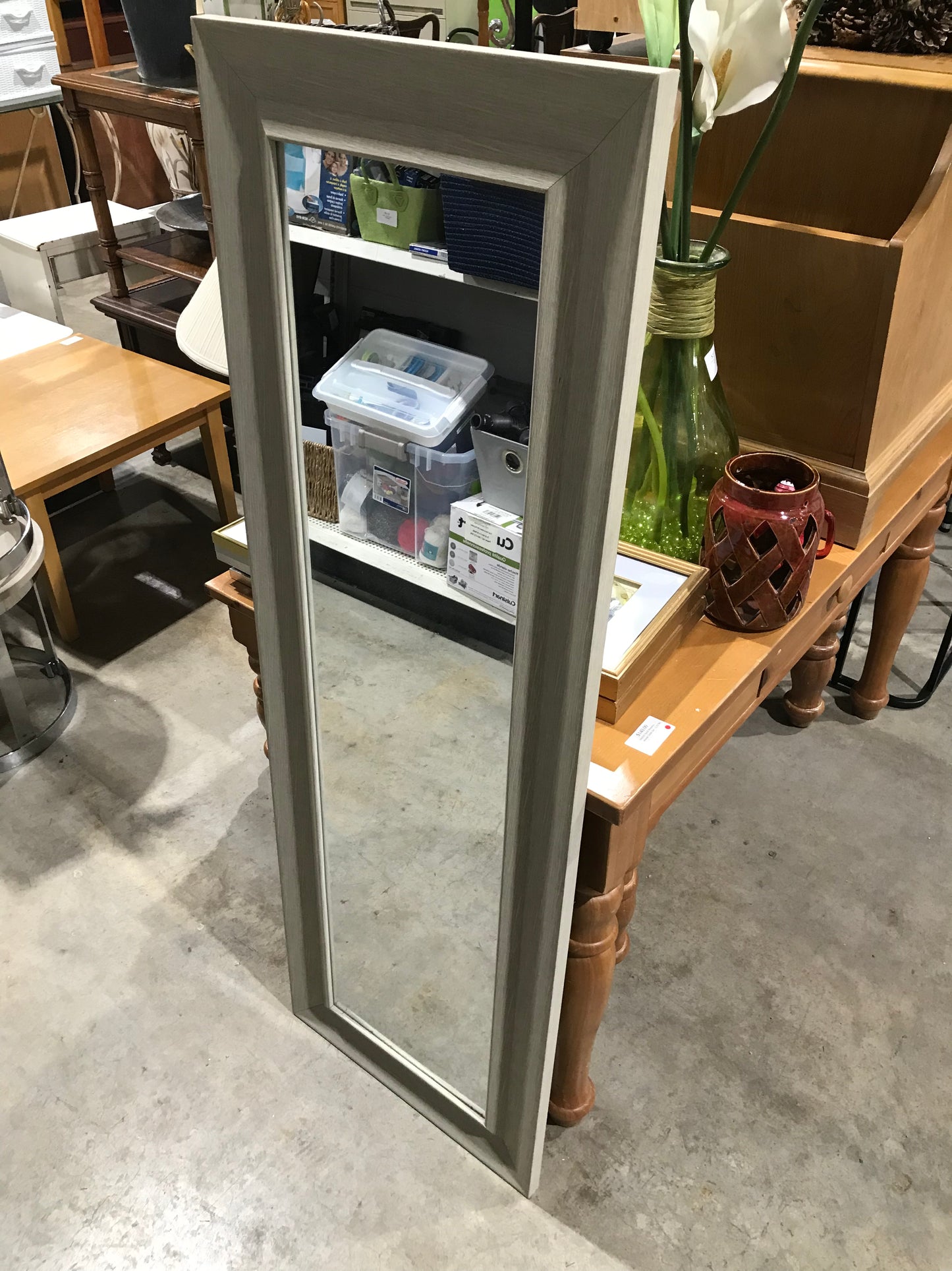 Framed Mirror (55”x19”)