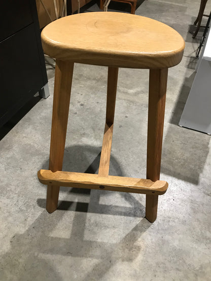 Michael Drouin Solid Wood Tri-Stool