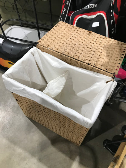 Wicker Looking Hamper (13"D x 22"W x 24"H)