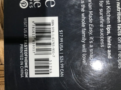 Taste of Home Vegetarian Cookbook