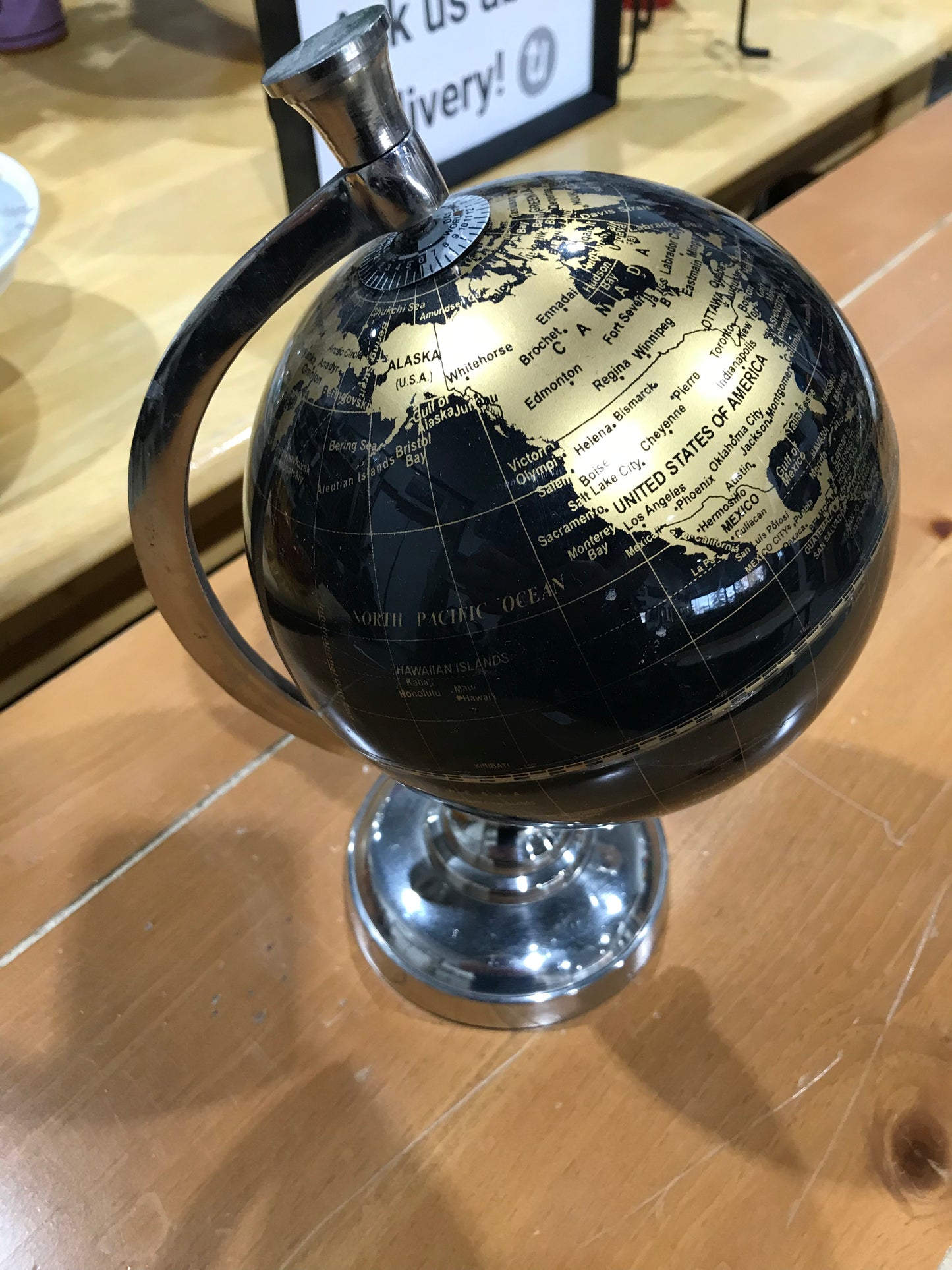 World Decorative Spinning Globe
