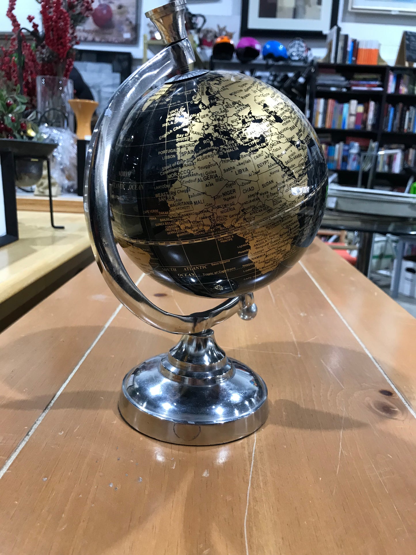 World Decorative Spinning Globe