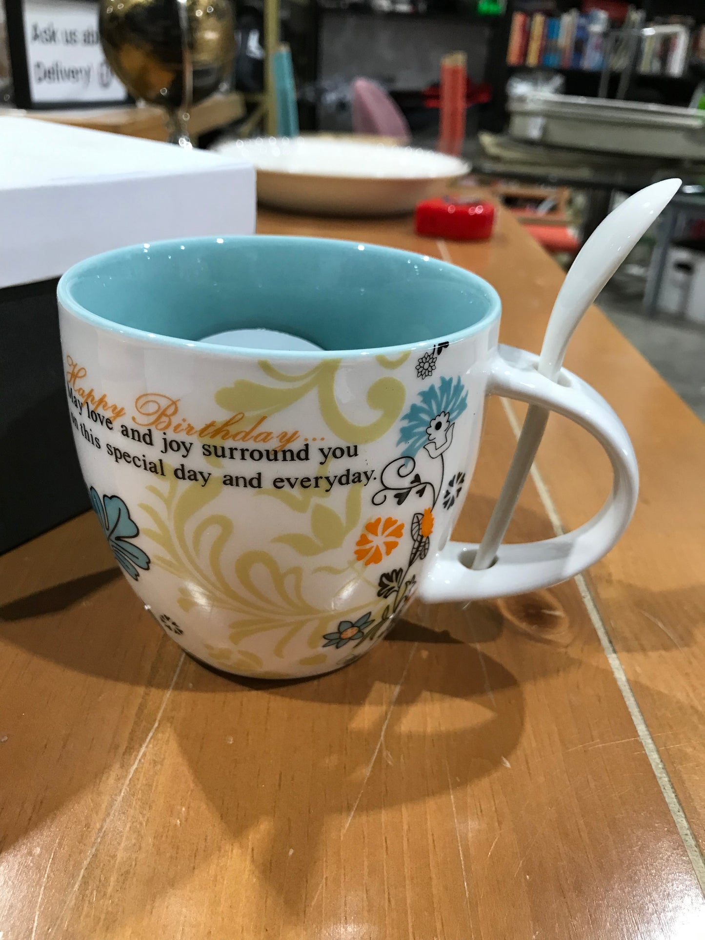 Adeline Fine Porcelains Birthday Mug