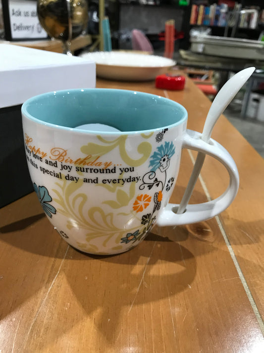 Adeline Fine Porcelains Birthday Mug