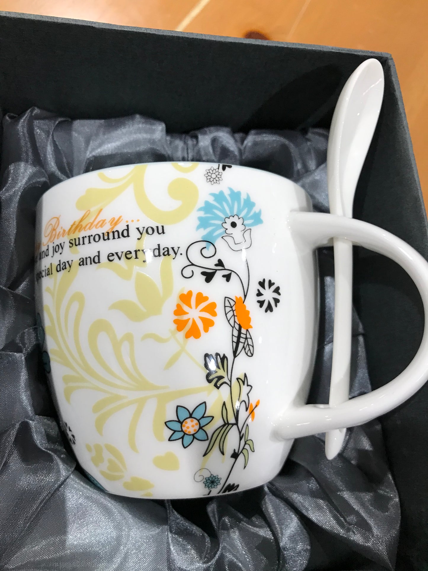 Adeline Fine Porcelains Birthday Mug