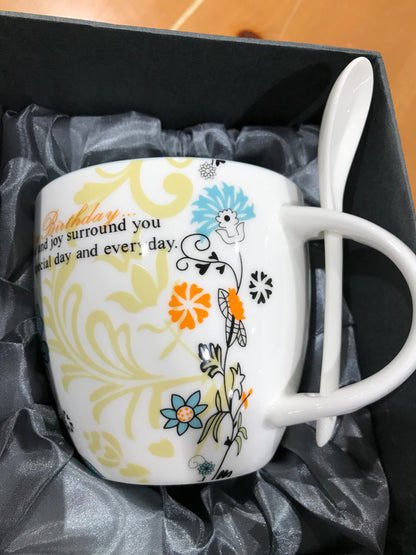 Adeline Fine Porcelains Birthday Mug