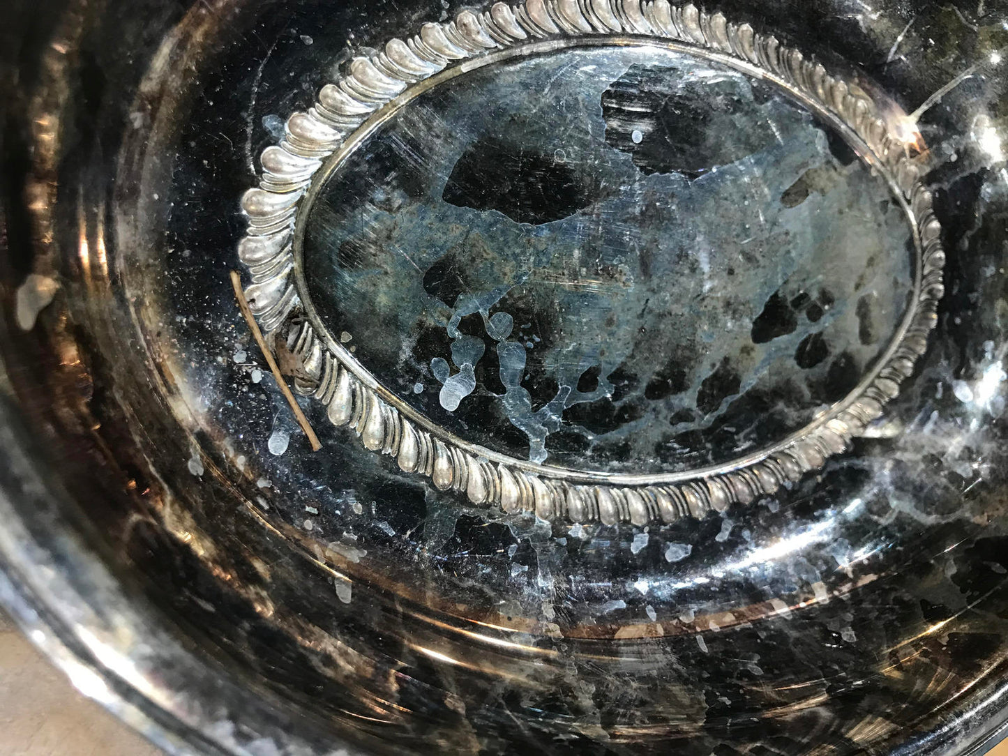 Silver Plated Serving Dish - 10”W x 7”D