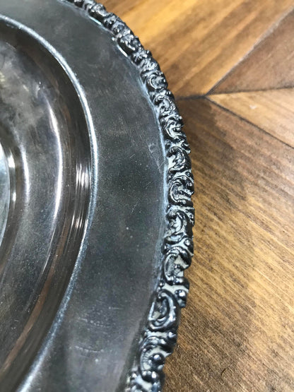 Monarch Vintage Silver Platter - 9”D