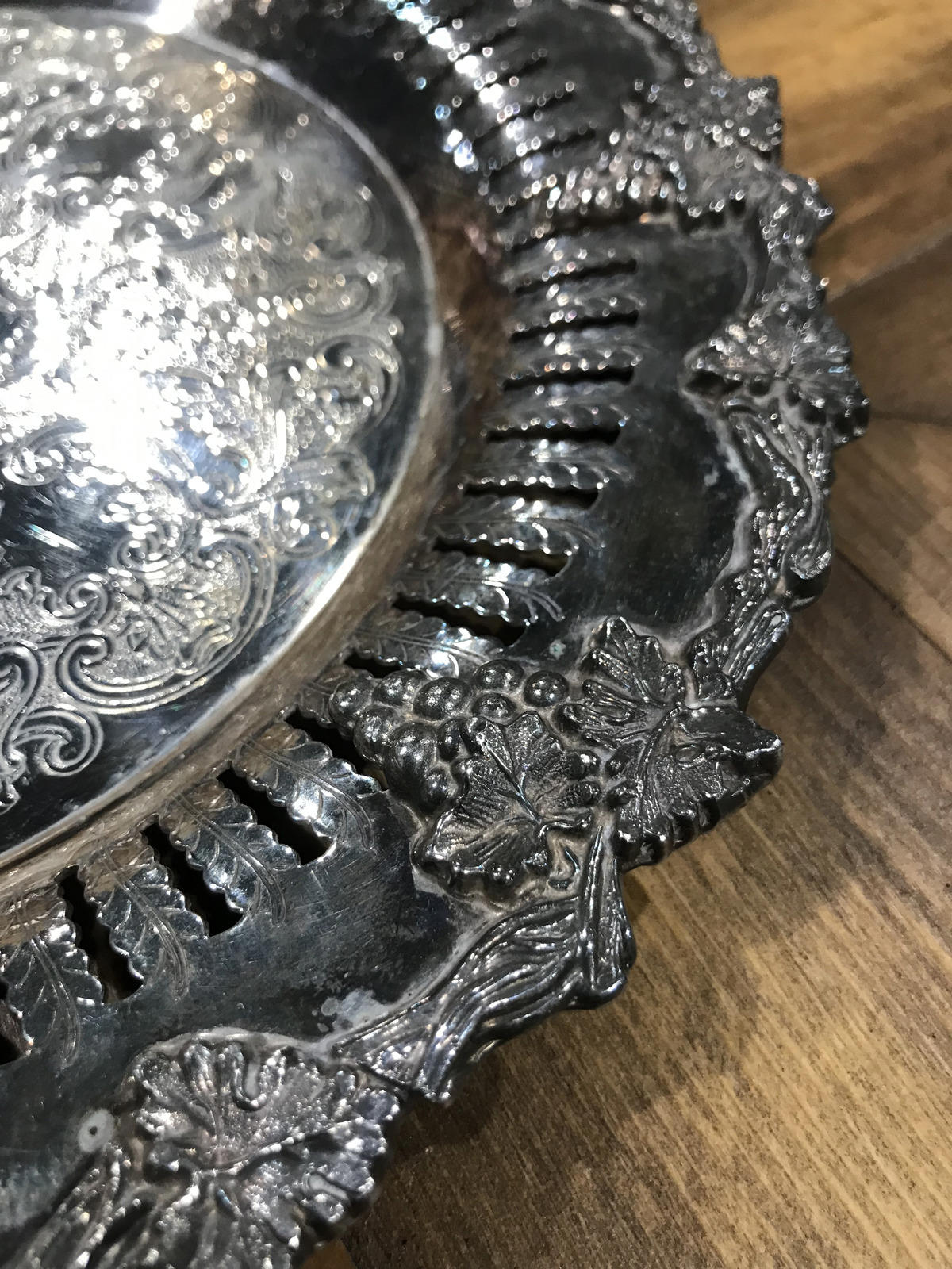 Silver Plated Serving Plate - 10”D