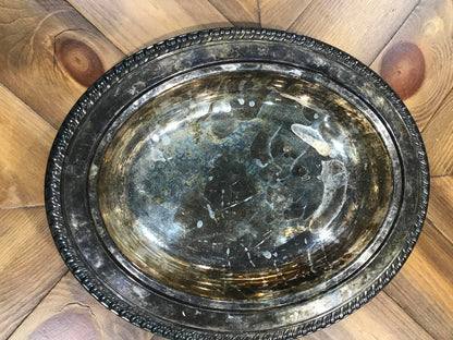 Silver Plated Bowl - 11.5”W 9”D