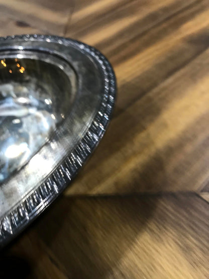 Silver Plated Bowl - 11.5”W 9”D