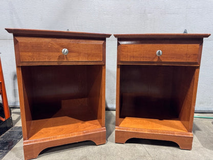 Matching Wood Nightstands set of 2