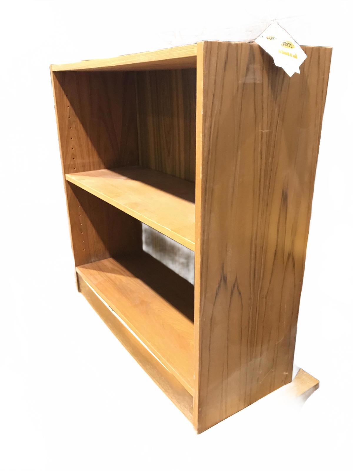 Wooden Two-Shelf Bookcase (30"W x 30"H x 11.5"D)